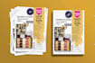 design modern organic food flyer, restaurant poster and social media ads