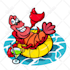 draw t shirt design and sticker in cartoon style