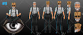 draw character design reference sheet
