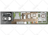 draw a 2d colored floor plan or furniture layout