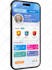 render 3x 3d mockup screens of your app or website