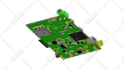 make your eagle cad pcb to 3d step file