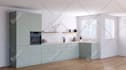 design kitchen and bath interior and realistic 3d rendering