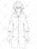 draw a design sketch and basic color for your vtuber live2d