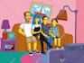 draw you as the best simpson yellow cartoon character