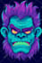 create a cyberpunk character cartoon, anime or illustration