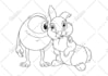 draw a fictional character in disney sketch style