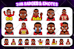 create twitch sub badges, youtube badges, discord badges, kick, and tiktok