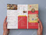 do editable canva brochure, canva flyer, canva trifold design