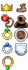 create pixel art icon, UI or logo