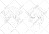sketch characters into anime style
