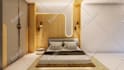 design modern interior with realistic 3d rendering