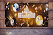 design doodle wall art mural for restaurant, home interior