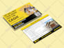design or redesign print ready postcards, card template