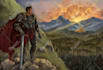 draw illustration of dark fantasy, manga, dnd, medieval art