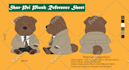 design custom plushie reference sheet stuffed animal character ych concept