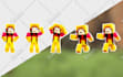 make 5 minecraft poses overlay for youtube twitch thumbnails