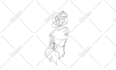 fine line tattoo design draw a minimalist line art