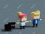 create 1000 3d nft items, collectibles, characters in voxel art