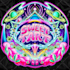 do flashy color illustration and trippy psychedelic art