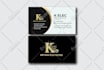 design minimalist and modern business card