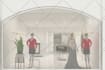 do interior design shop , kiosk, and millwork drawing