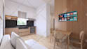 create interior design, 3d modeling and 3d rendering