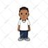 draw awesome bape baby milo character style potrait