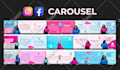 design carousel post for instagram, linkedin, facebook, social media posts