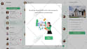 clean professional landing page UI UX design in figma