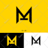 design 4 creative monogram or initial letter logo
