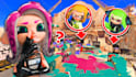 make a high quality splatoon 3 thumbnail for youtube