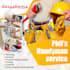 design professional lawn care and handyman service flyer