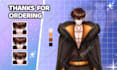 design a pngtuber model set with high quality custom expressions in anime style