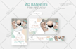 design 6 professional web banners for ads