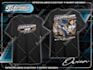 create racing illustration for t shirt design