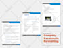 design best company profile or annual report