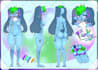 draw a ref sheet for your character