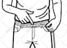 design line art vector portrait in black and white style