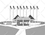 create cute home portrait and building illustrations