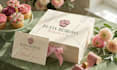 design bakery logo or cake brand in watercolor or hand drawn