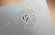 do monogram initials lettering logo design