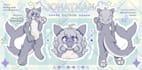 draw a reference sheet for your furry character