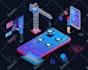 design custom isometric illustration for saas, website, and landing page