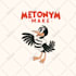 design retro vintage mascot cartoon character for  merch