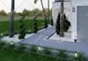 a contextual landscape backyard design as landscape architect with garden design