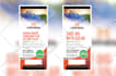 design solar door hanger and flyer card
