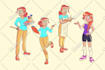 illustrate original children characters for brands