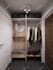 create minimalist interior design, photorealistic visualization for area 5 m2