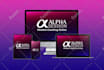design 3d digital product mockup online course ecover bundle